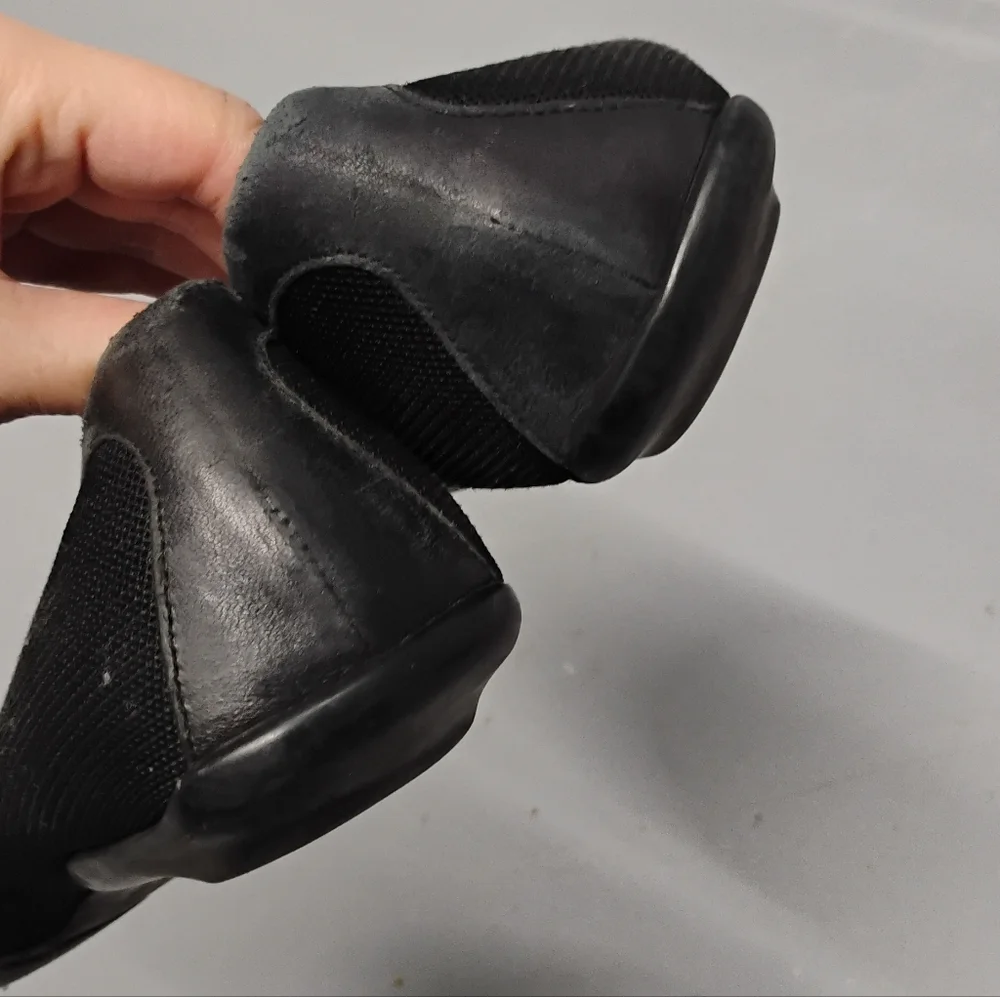 Vintage Prada Women's Black Mesh Ballet Bow Front Flats Sz 40 - Picture 4 of 6